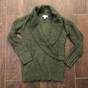 Olive green sweater